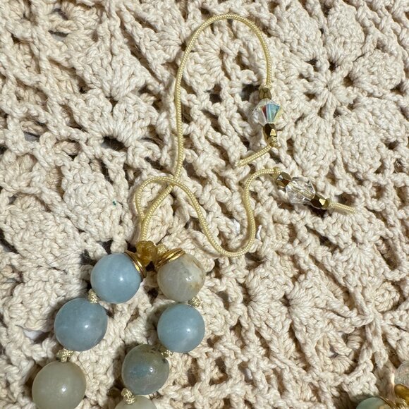 ๐คฉ๐HOST PICK!!๐๐คฉAGATE GOLDFISH Handmade Semi Precious 108 Bead Mala Necklโฆ - Picture 8 of 14